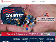 Tablet Screenshot of courtetpoly.com